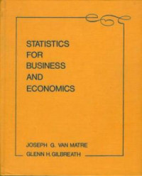 STATISTICS FOR BUSINESS & ECONOMICS