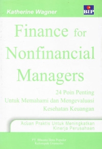 Finance for nonfinancial managers