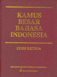 Kamus besar bahasa Indonesia