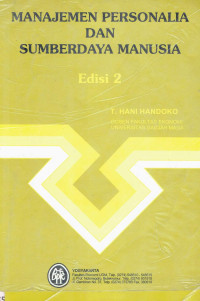 Manajemen personalia dan sumberdaya manusia