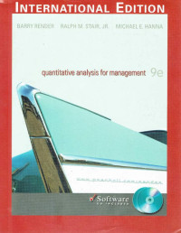 Quantitative analysis for management