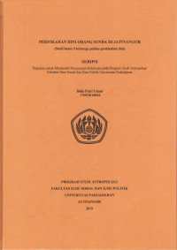 Pernikahan dini Orang Sunda di Jatinangor : studi kasus 5 keluarga pelaku pernikahan dini