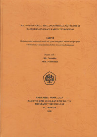 Solidaritas Sosial di Kalangan Ormas Agotax 1968 di Daerah Bojongsoang Kabupaten Bandung