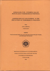 Kerjasama NCB – Interpol dalam Pencegahan Terorisme di Indonesia