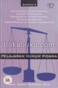 PELAJARAN HUKUM PIDANA BAGIAN 2