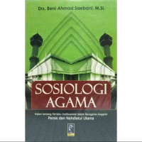 Sosiologi Agama Kajian Tentang Perilaku