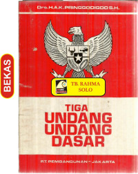 TIGA UNDANG-UNDANG DASAR