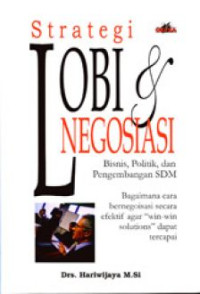 STRATEGI LOBI DAN NEGOSIASI