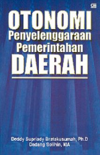 OTONOMI PENYELENGGARAAN PEMERINTAHAN DAERAH