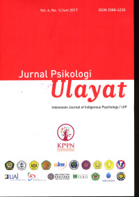 [Journal] Jurnal Psikologi ULAYAT : Indonesian Journal of Indigenous Psychology / IJIP (Vol.4, No.1 /Juni 2017)